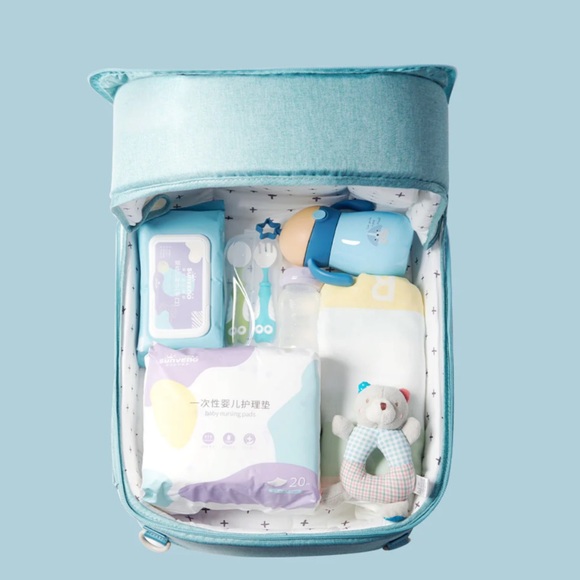 💋 4 FOR $50 /SUNVENO Portable Folding Backpack Baby Changing Bag (NEW) - Picture 11 of 13